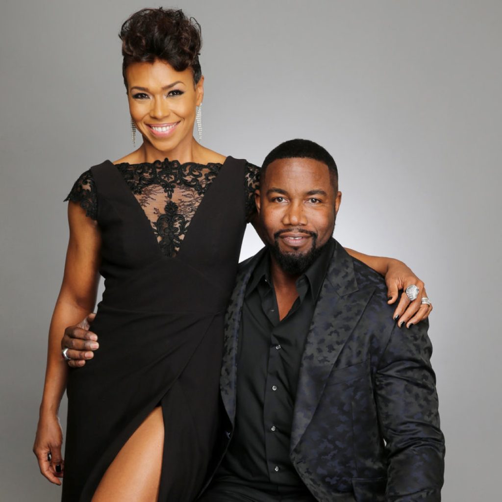 Michael Jai White with His Wife