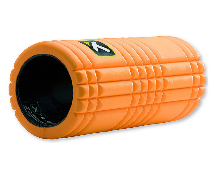 Orange foam roller