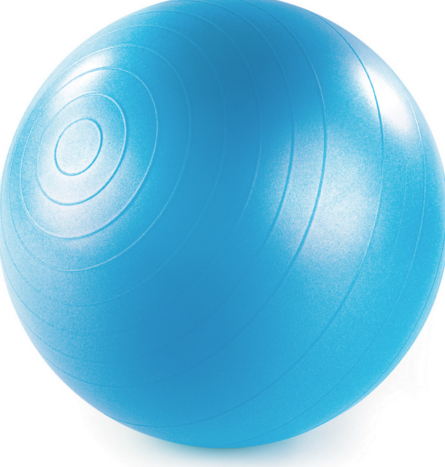 A blue stability ball