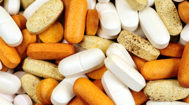 various vitamins and drugs