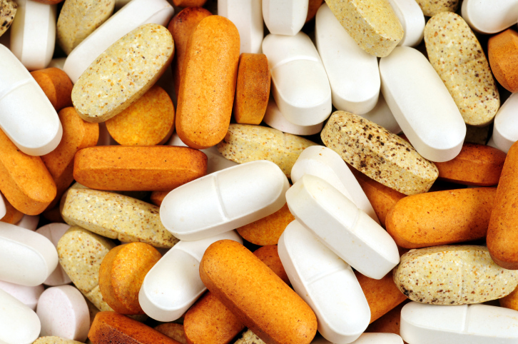 various vitamins and drugs
