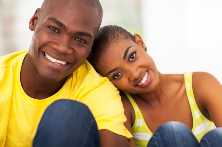 african american couple date