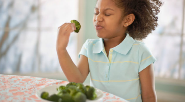 child not wanting to eat veggies
