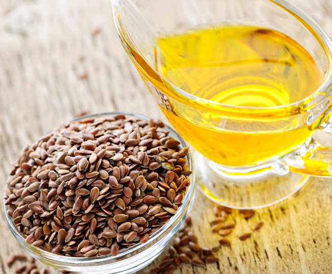 Brown flax seed and linseed oil for belly fat
