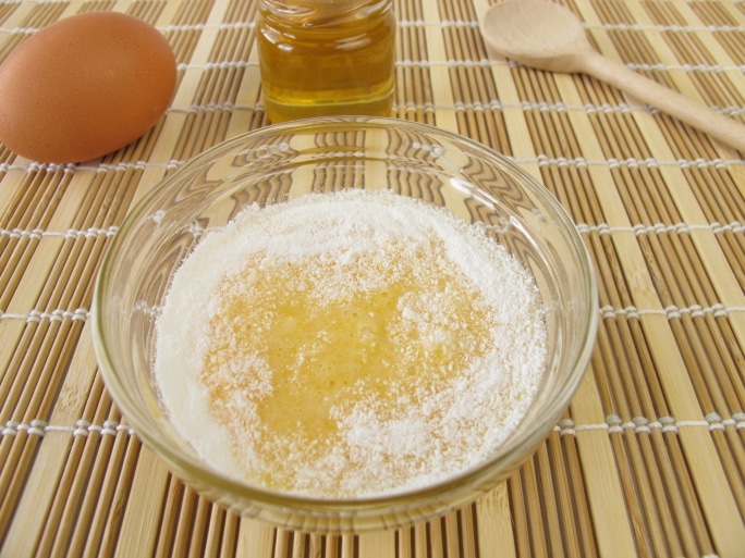 protein face hair mask