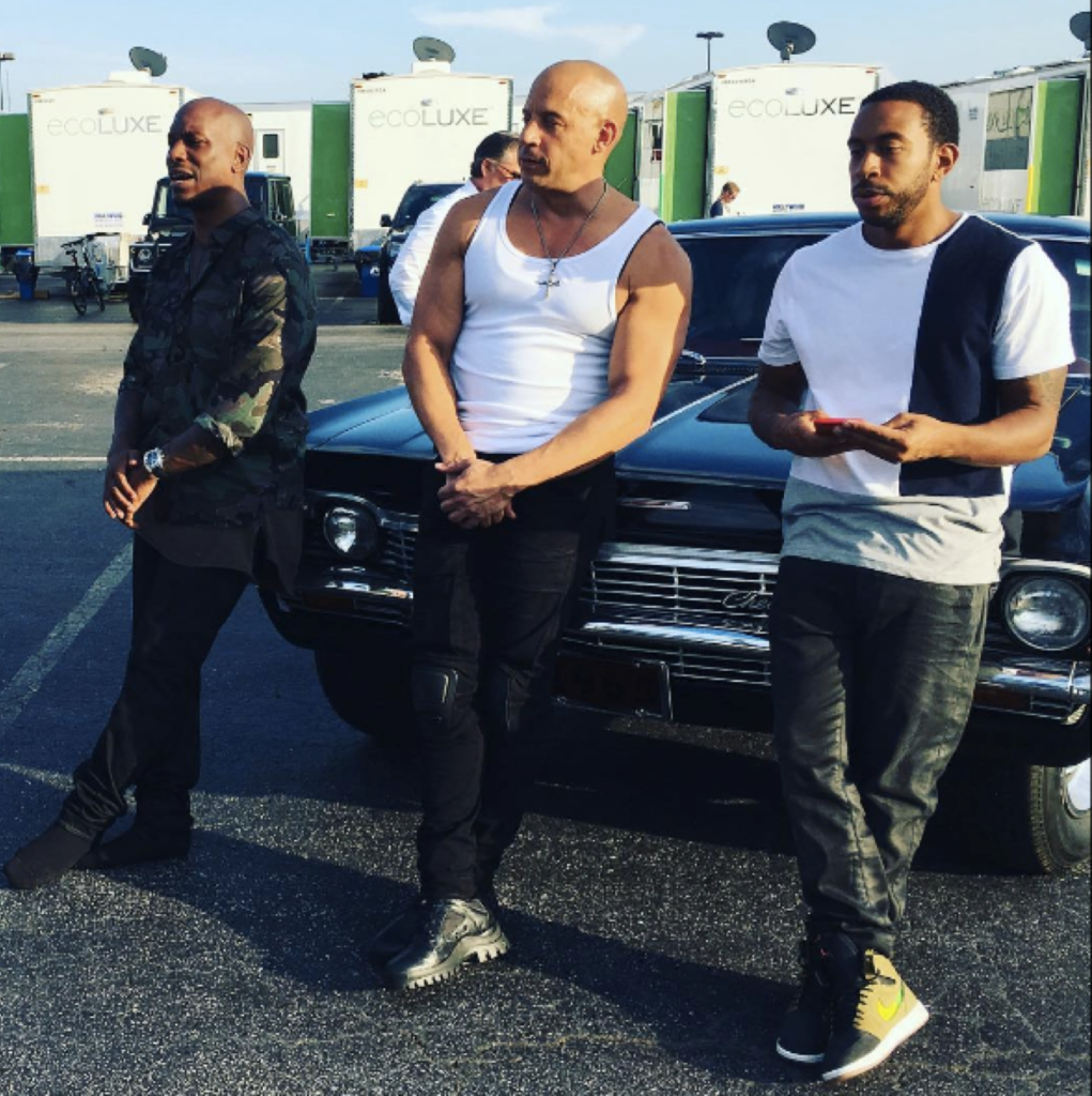 (Tyrese, Vin, Ludacris - photo courtesy of instagram)
