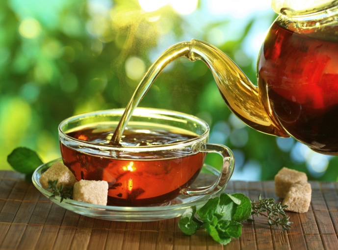 tea and teapot