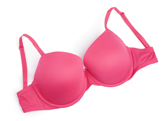 pink bra breast cancer awareness