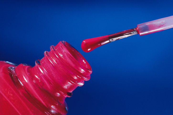 nail polish close up