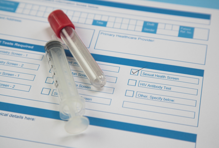 Request for Sexual Health Screen