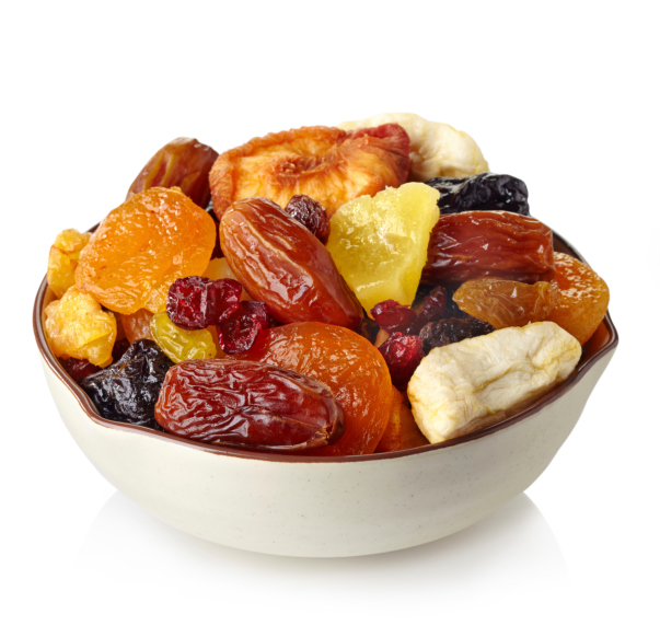 bowl of dried fruit