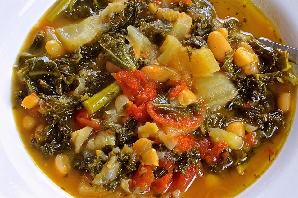 Tuscan White Bean Soup with Kale