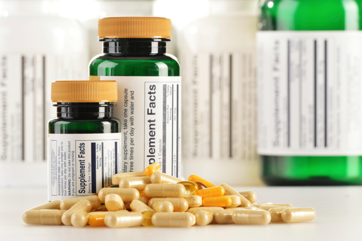 supplement bottles
