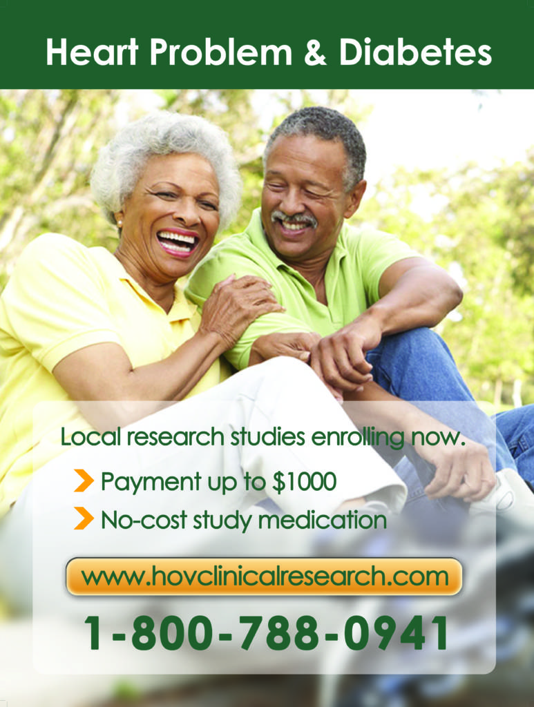 heart clinical trial flyer