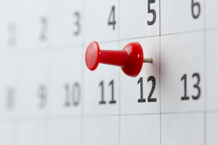 calendar with appointment
