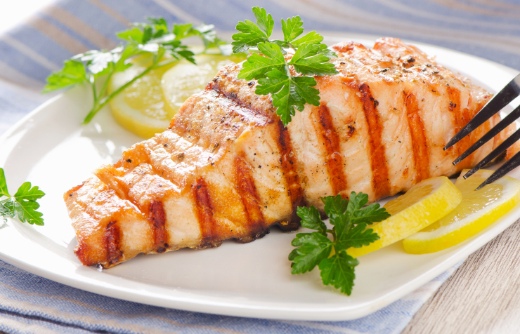 grilled salmon