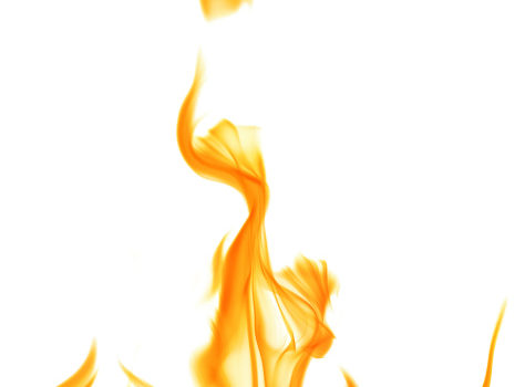 yellow fire flame