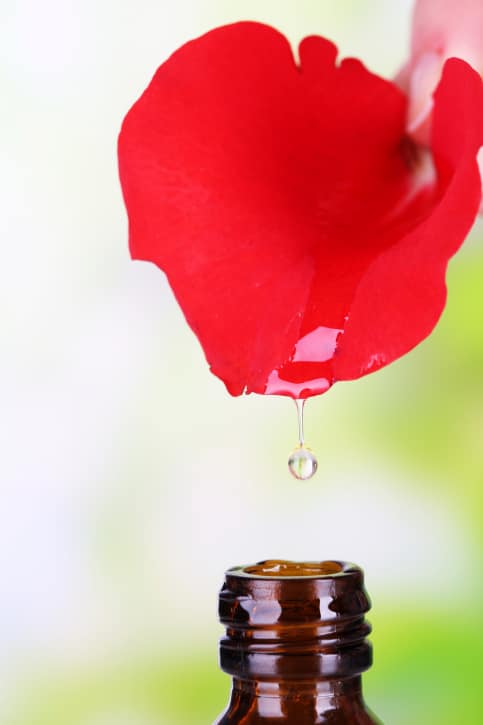 oil from rose petal