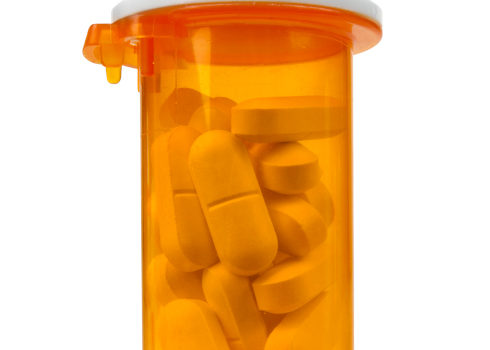 prescription bottle of pills