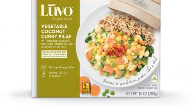 Luvo Vegetable-Coconut Curry Pilaf- Meal box
