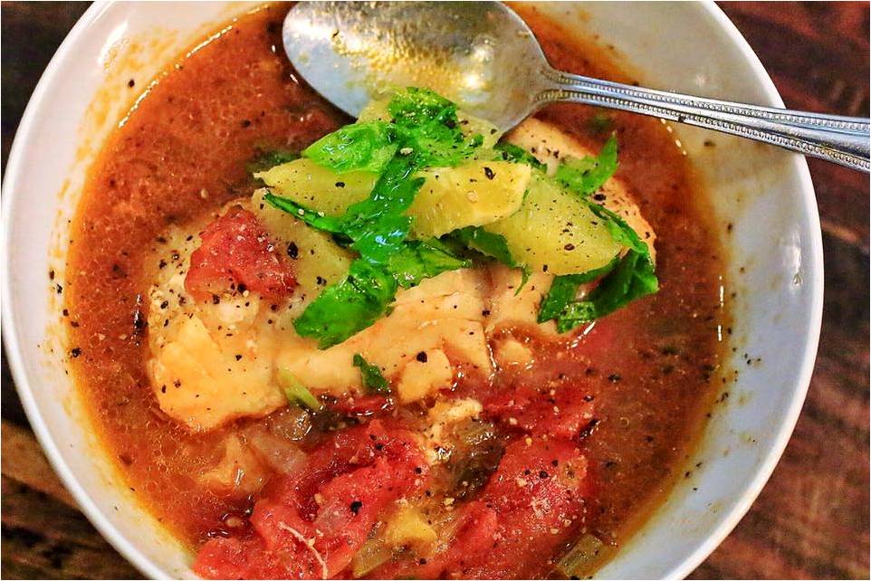celery and cod stew