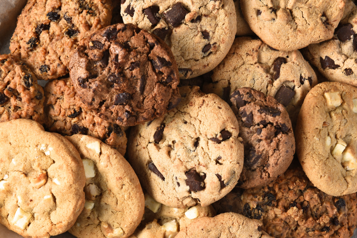 Assorted Cookies Closeup