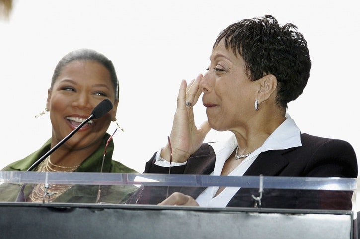 Queen Latifah with mother Rita Owens