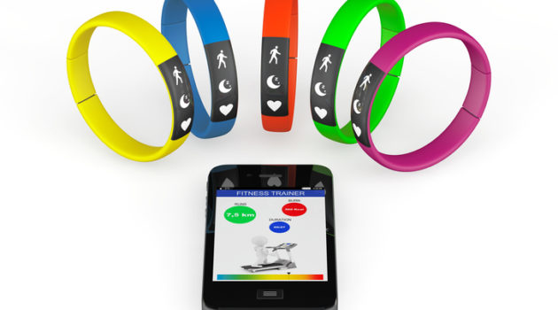 Fitness trackers with smart phone