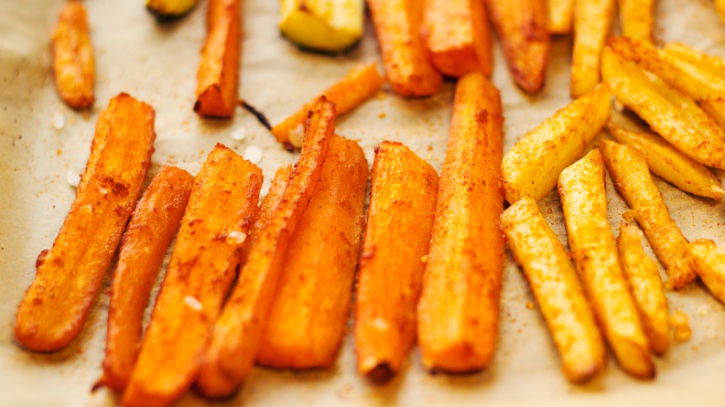 oven baked carrot fries