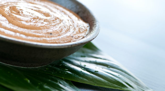Green tea body scrub