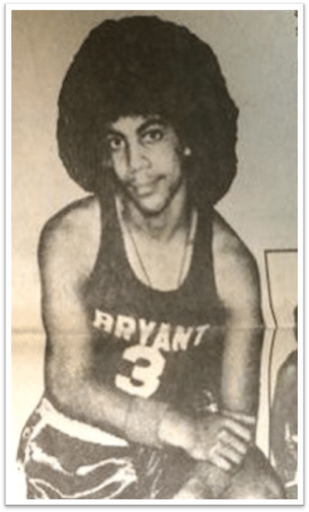 (Prince Rogers Nelson on high school basketball team/via twitter)