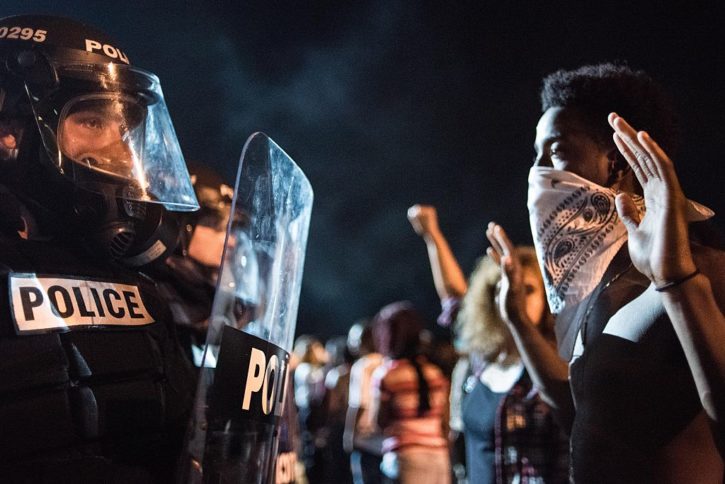 Protests Break Out In Charlotte After Police Shooting Keith Lamont Scott