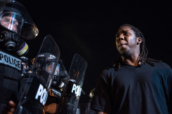 Protests Break Out In Charlotte After Police Shooting