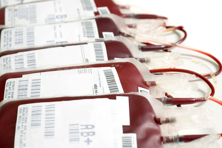 blood transfusion donation bags