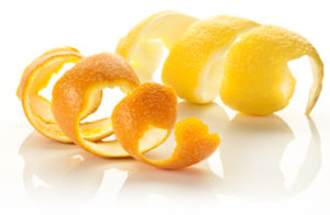 orange and lemon peels