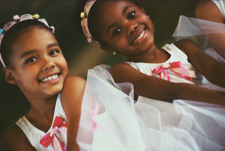 African American girls ballet dancers