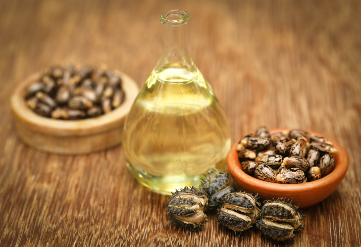 Castor oil and beans