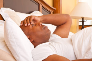 African American man insomnia