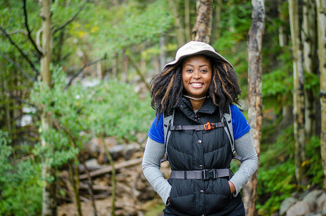 African American woman hiking GirlTrek