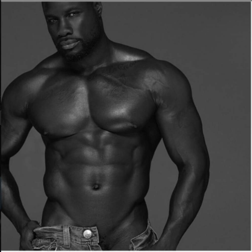 Ike Black- black male model