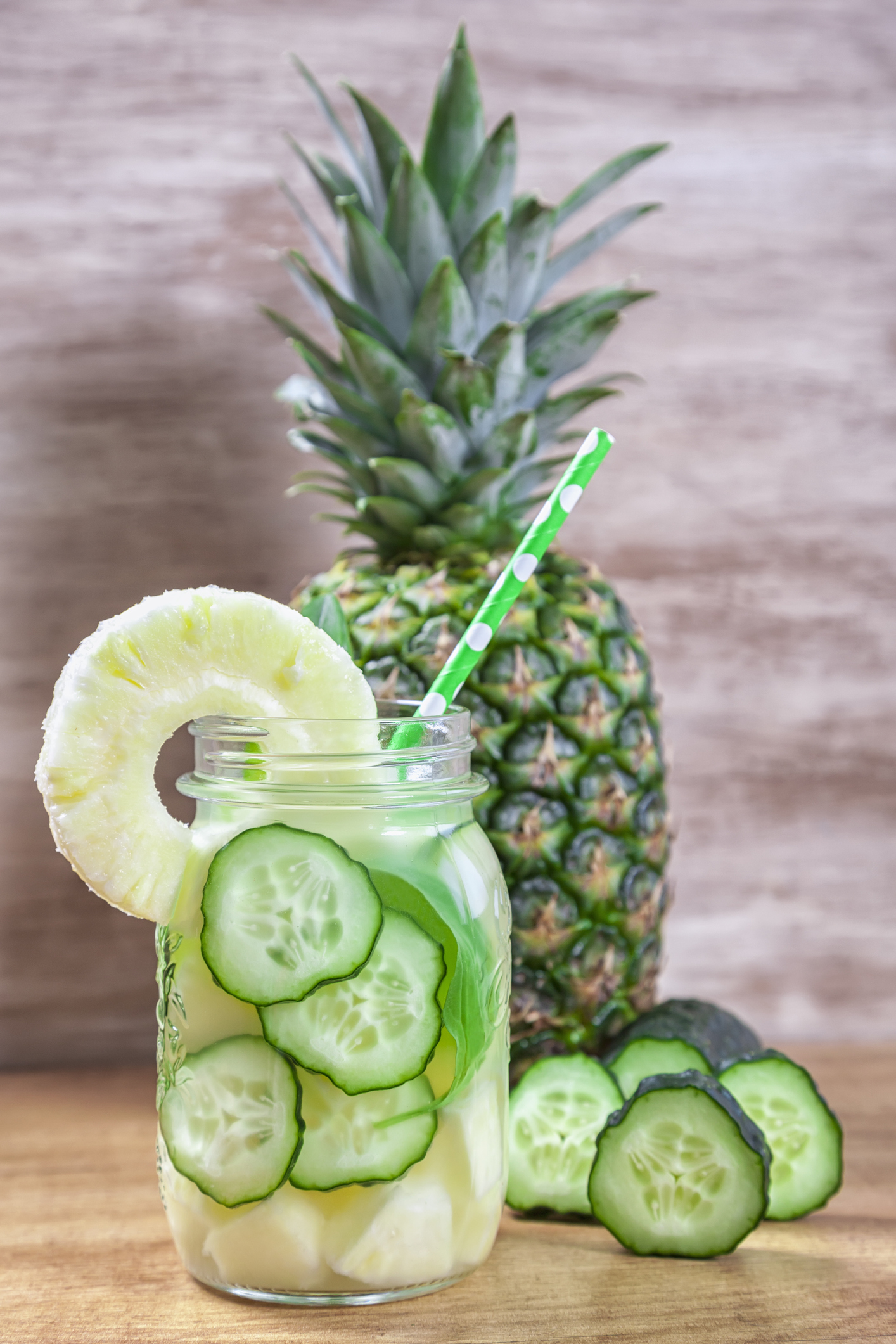 Pineapple and Cucumber Juice