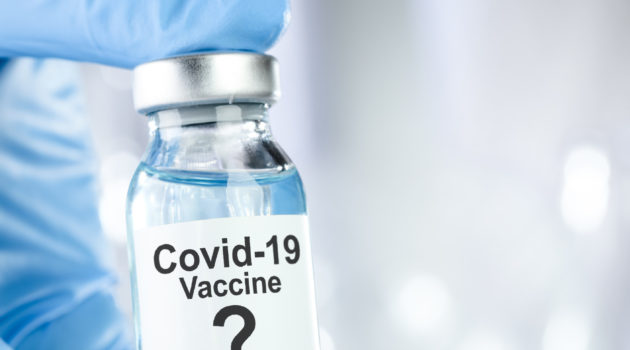 Covid 19 virus, vaccine vial