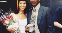 Audrey Davis and her father