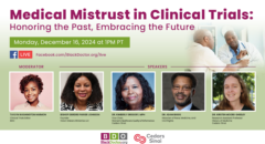 4 Experts Discuss Medical Mistrust in Clinical Trials: Honoring the Past, Embracing the Future