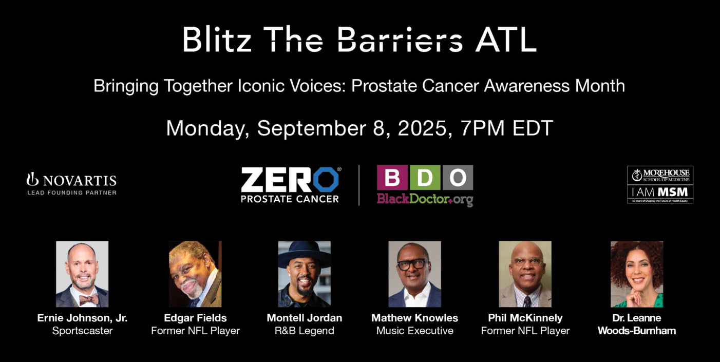 Blitz the Barriers ATL: Iconic Voices Unite to Save Black Men’s Lives